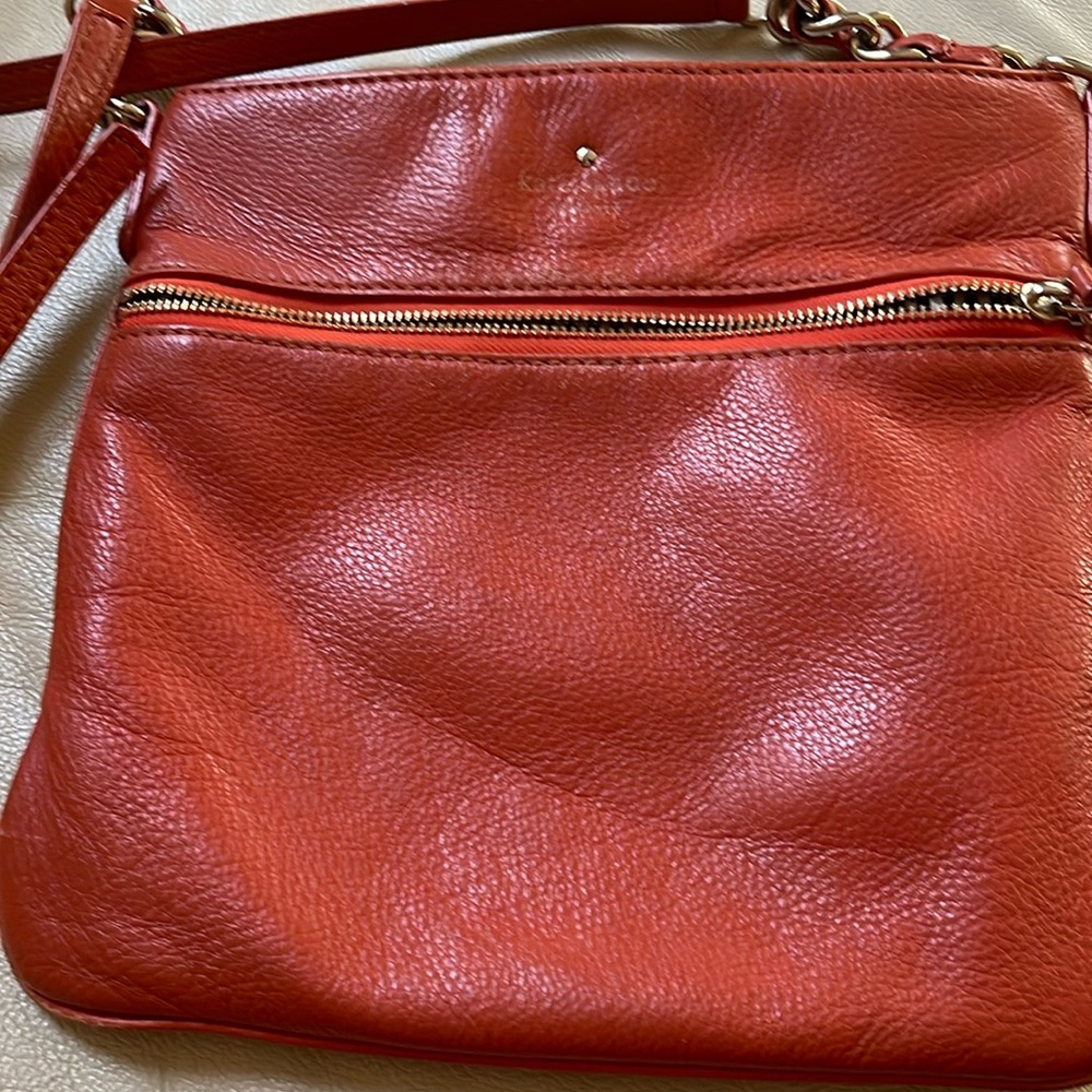 Kate spade orange cross body bag in good condition - Picture 4 of 17